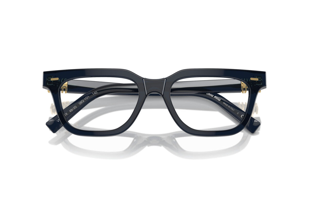 MIU MIU - 08Q1O1 BLUE CRYSTAL | OCCHIALE DA VISTA DONNA - MU 07XV CALIBRO 51