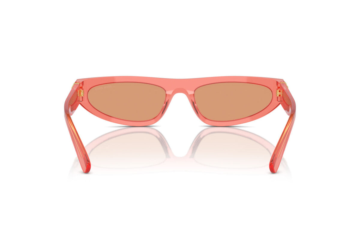 MIU MIU - 14T07V TULIP TRANSPARENT | OCCHIALE DA SOLE DONNA - MU 07ZS CALIBRO 56