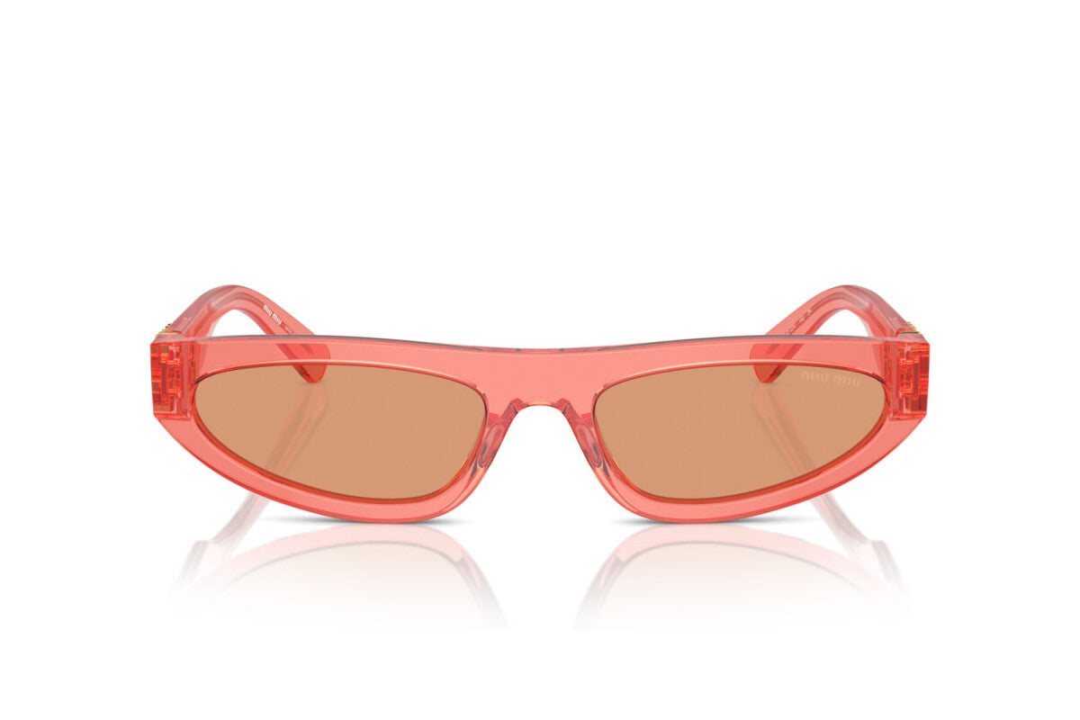 MIU MIU - 14T07V TULIP TRANSPARENT | OCCHIALE DA SOLE DONNA - MU 07ZS CALIBRO 56