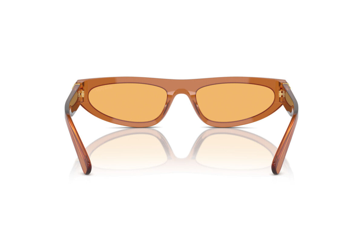 MIU MIU - 15T0B7 CARAMEL TRAPSARENT | OCCHIALE DA SOLE DONNA - MU 07ZS CALIBRO 56