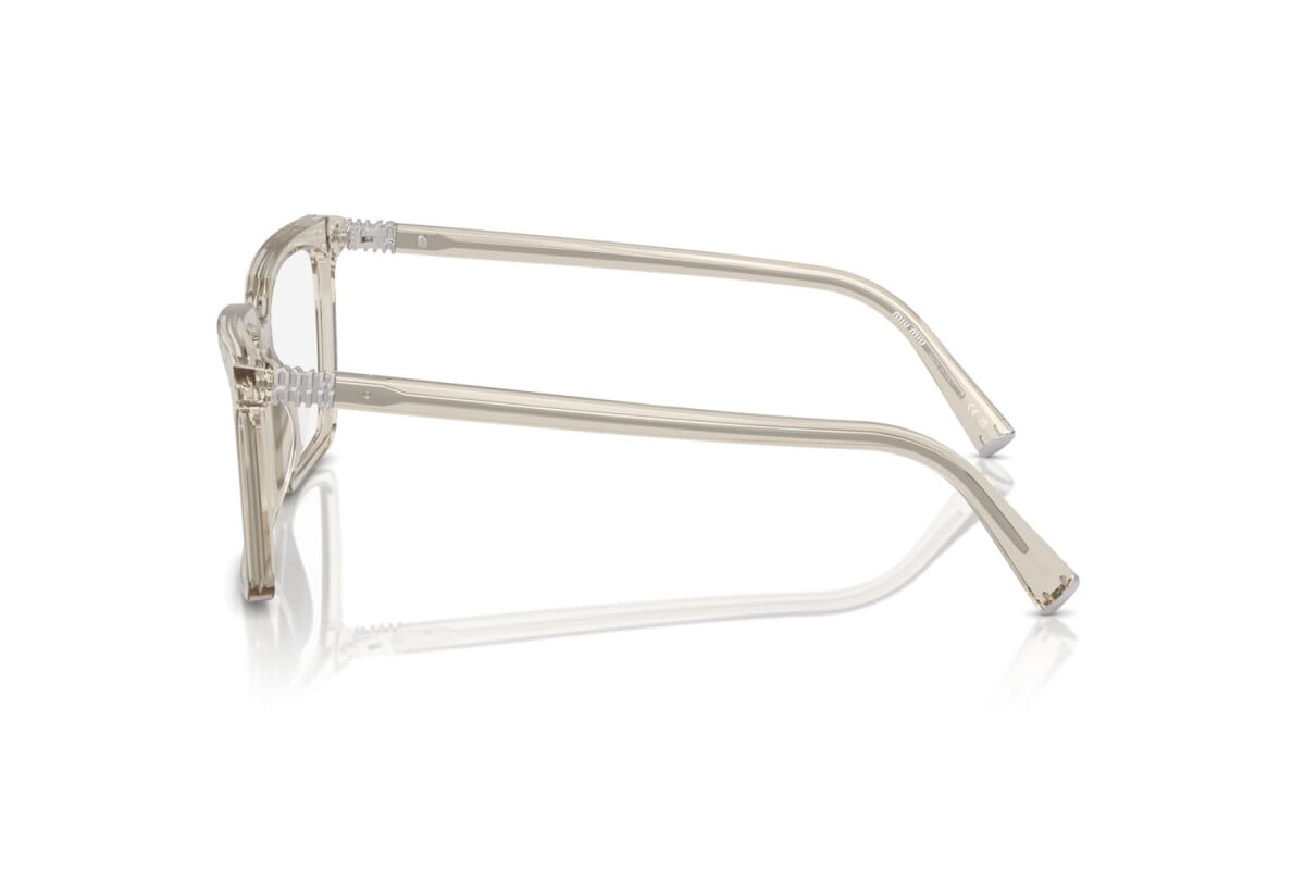 MIU MIU - 12U1O1 HEMP TRANSPARENT | OCCHIALE DA VISTA DONNA - MU 08XV CALIBRO 52