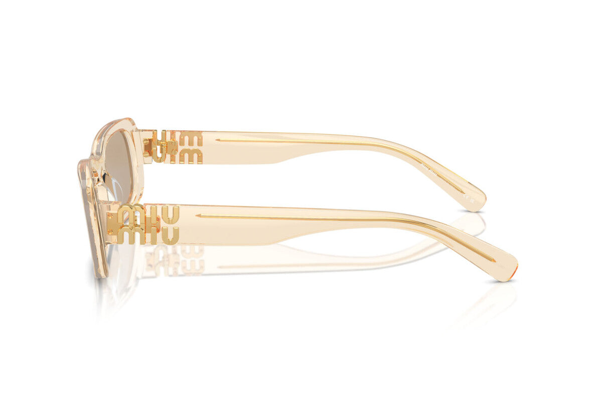 MIU MIU - 11T40F SAND TRANSPARENT  | OCCHIALE DA SOLE DONNA - MU 08ZS CALIBRO 53