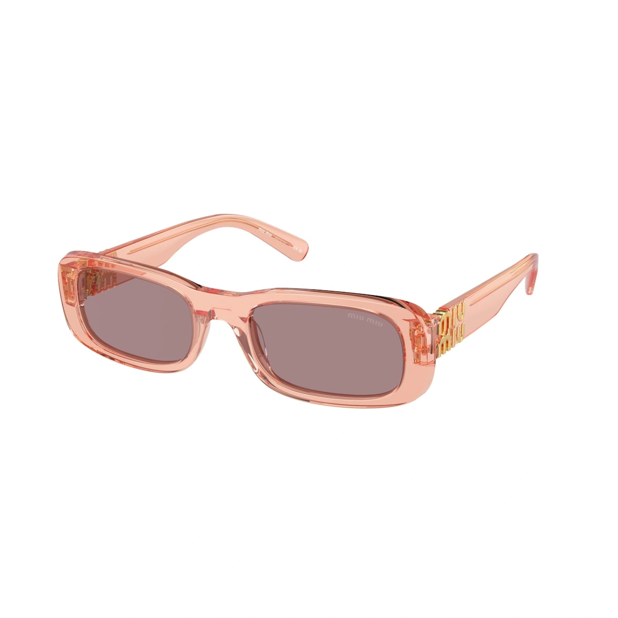 MIU MIU MU 08ZS - NOISETTE TRANSPARENT | OCCHIALE DA SOLE DONNA - 13T06I CALIBRO 53