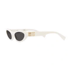 MIU MIU MU 09YS - 1425S0 BIANCO | OCCHIALE DA SOLE DONNA CALIBRO 54