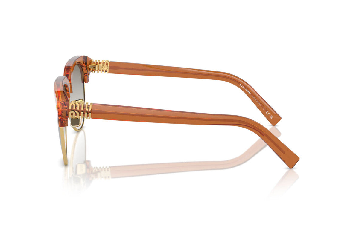 MIU MIU - 15T8K1 CARAMEL | OCCHIALE DA SOLE DONNA - MU 09ZS CALIBRO 57