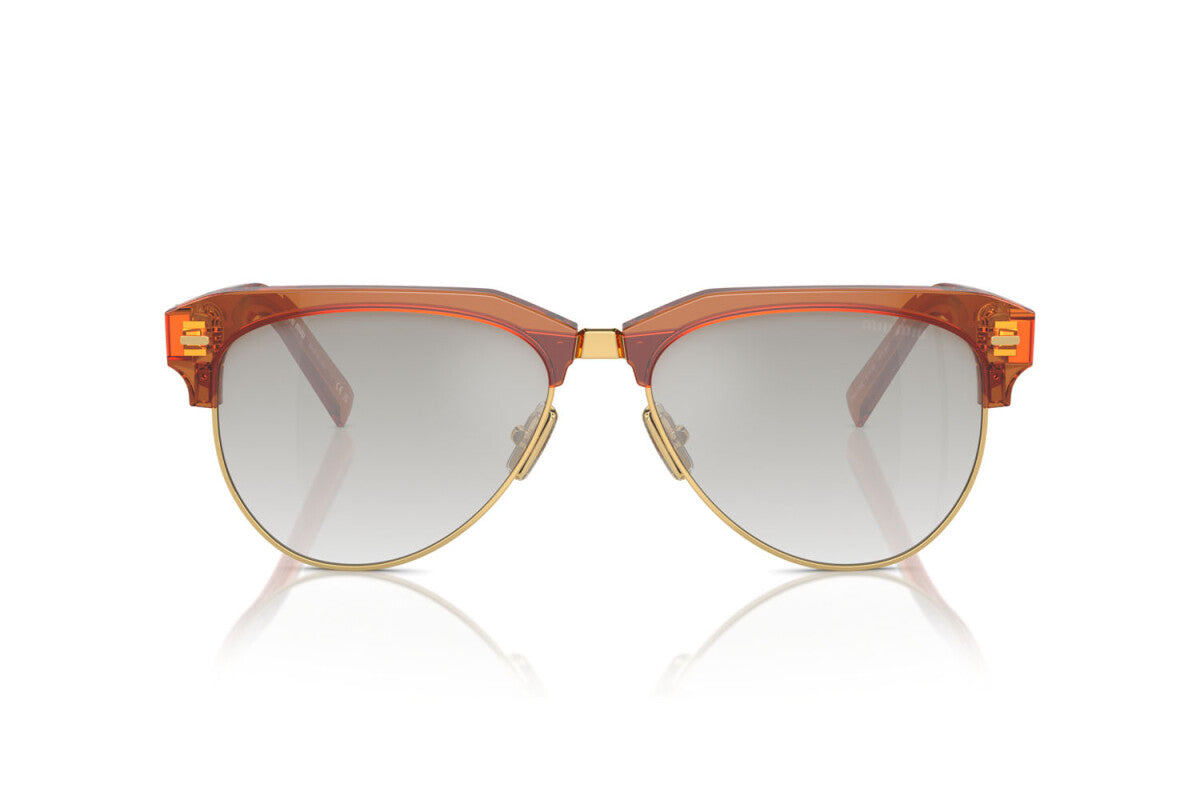 MIU MIU - 15T8K1 CARAMEL | OCCHIALE DA SOLE DONNA - MU 09ZS CALIBRO 57