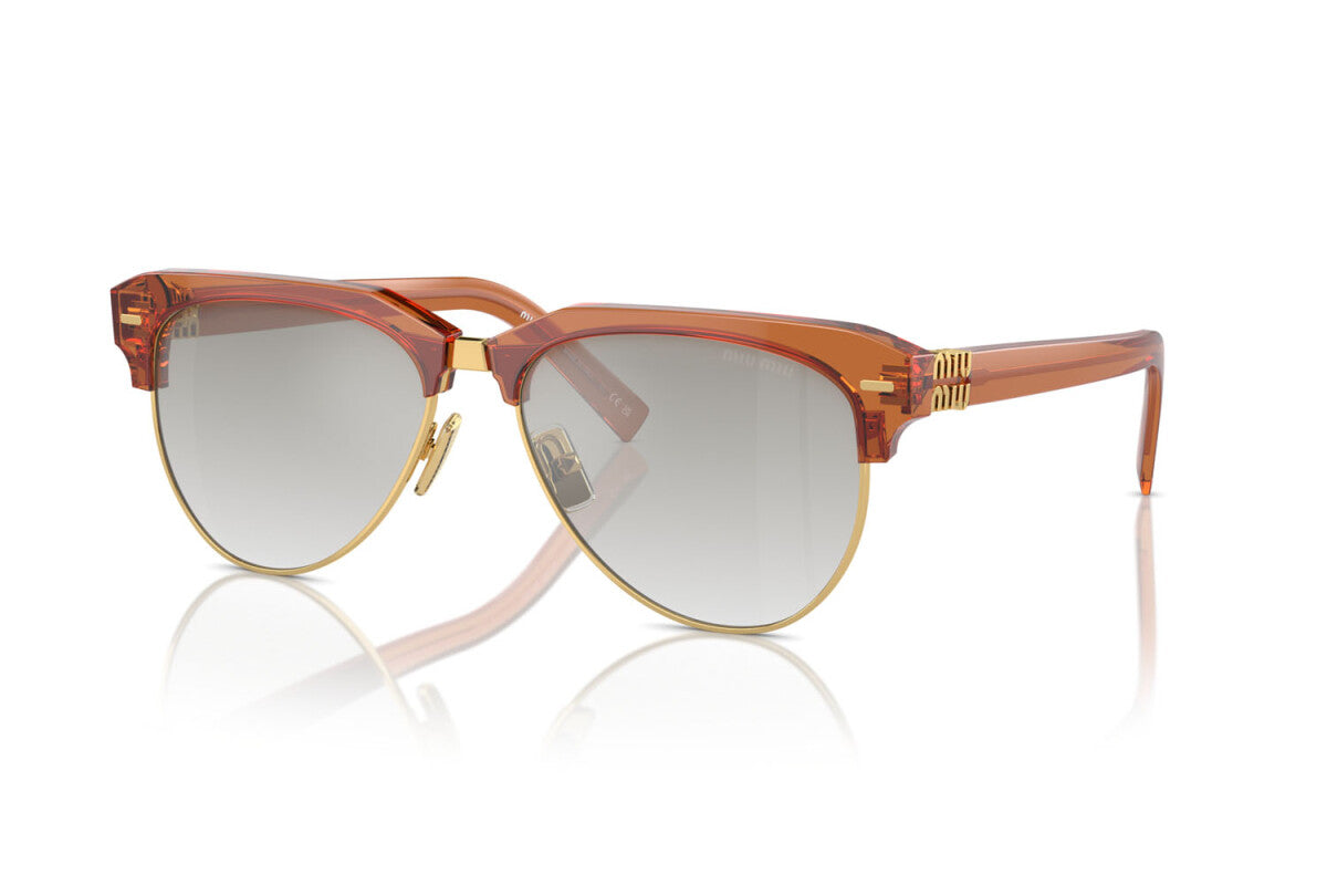 MIU MIU - 15T8K1 CARAMEL | OCCHIALE DA SOLE DONNA - MU 09ZS CALIBRO 57