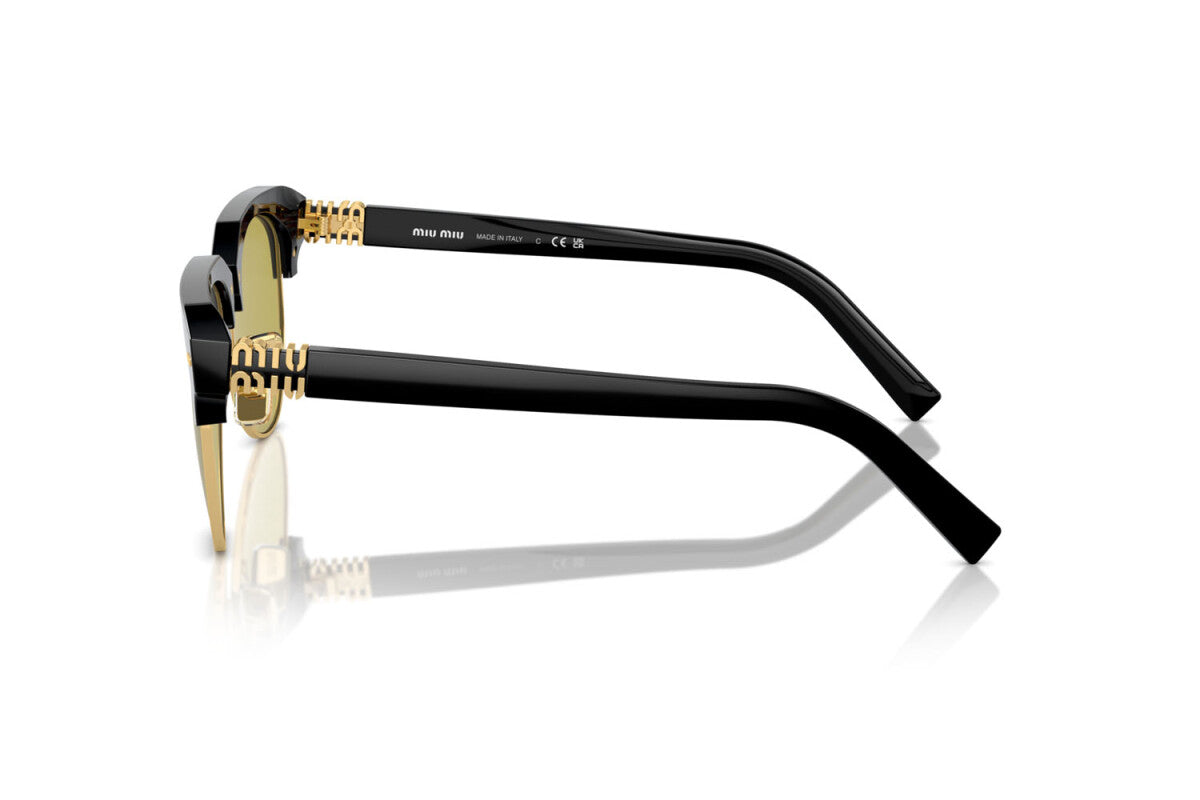 MIU MIU - 1AB07O BLACK | OCCHIALE DA SOLE DONNA - MU 09ZS CALIBRO 57