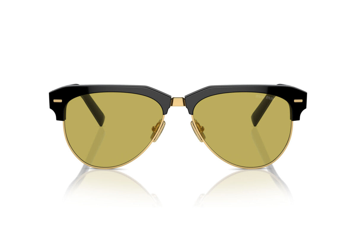 MIU MIU - 1AB07O BLACK | OCCHIALE DA SOLE DONNA - MU 09ZS CALIBRO 57