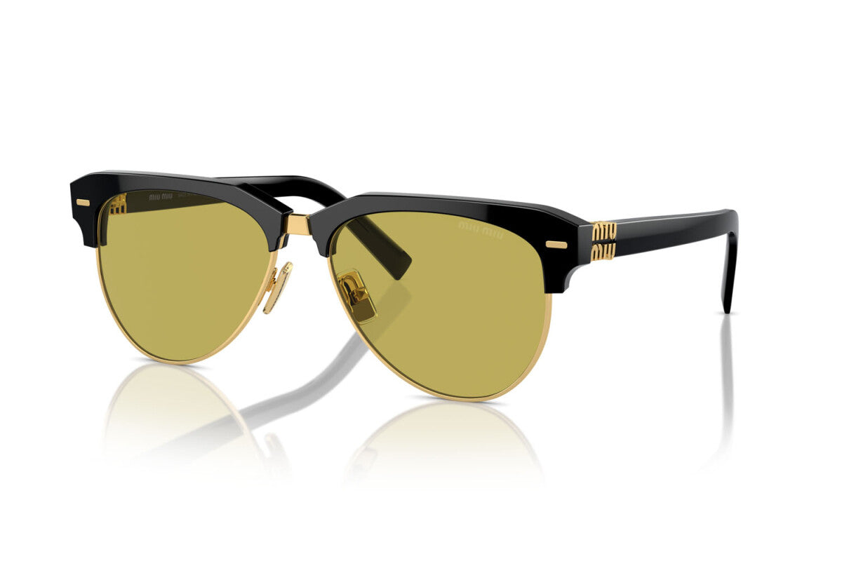 MIU MIU - 1AB07O BLACK | OCCHIALE DA SOLE DONNA - MU 09ZS CALIBRO 57