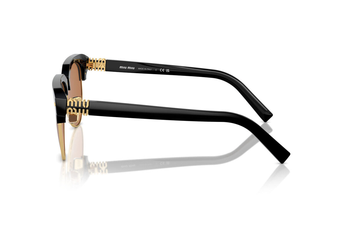 MIU MIU - 1AB2Z1 BLACK | OCCHIALE DA SOLE DONNA - MU 09ZS CALIBRO 57