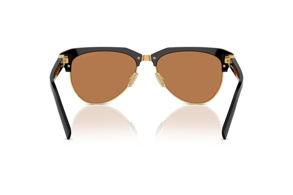 MIU MIU - 1AB2Z1 BLACK | OCCHIALE DA SOLE DONNA - MU 09ZS CALIBRO 57