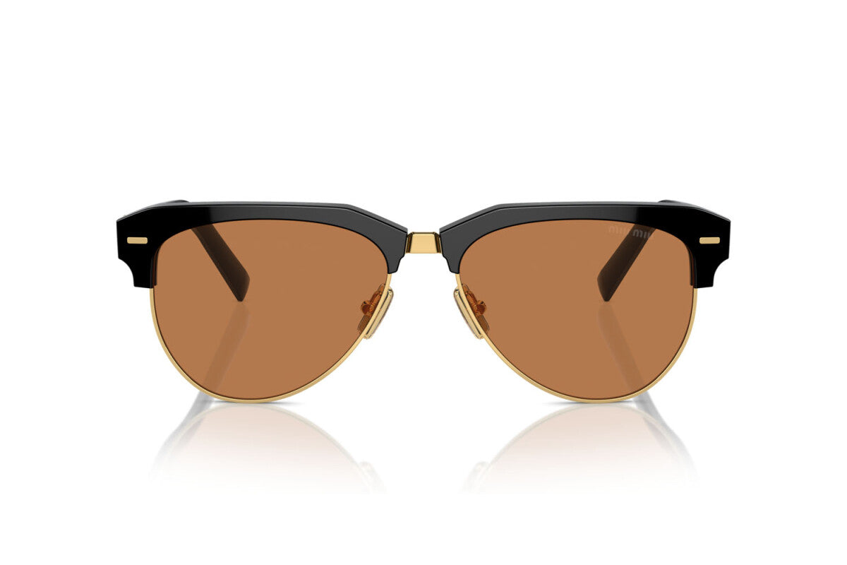 MIU MIU - 1AB2Z1 BLACK | OCCHIALE DA SOLE DONNA - MU 09ZS CALIBRO 57