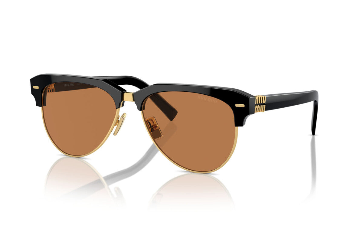 MIU MIU - 1AB2Z1 BLACK | OCCHIALE DA SOLE DONNA - MU 09ZS CALIBRO 57