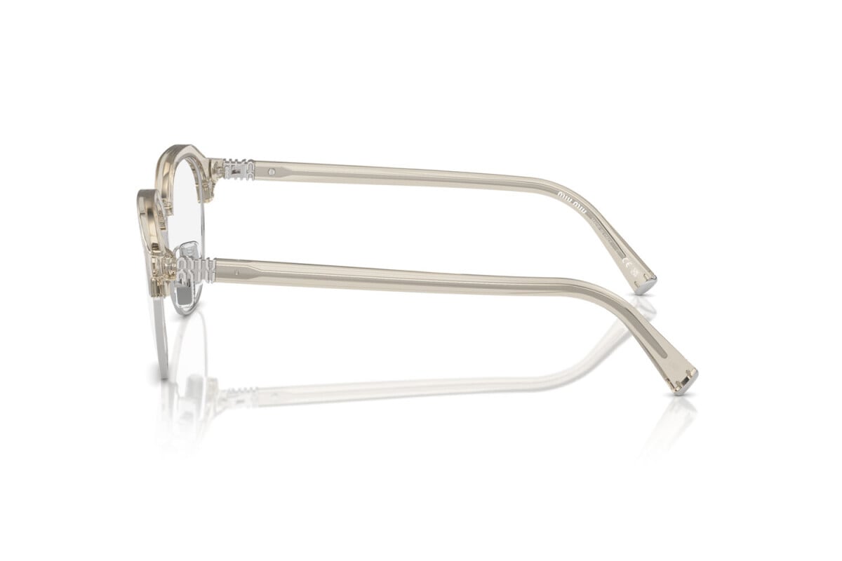 MIU MIU - 12U1O1 HEMP TRASPARENT | OCCHIALE DA VISTA DONNA - MU 10XV CALIBRO 50
