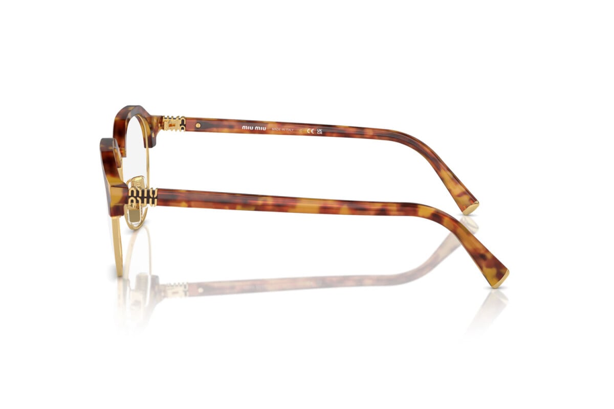 MIU MIU - 4BW1O1 LIGHT HAVANA | OCCHIALE DA VISTA DONNA - MU 10XV CALIBRO 50