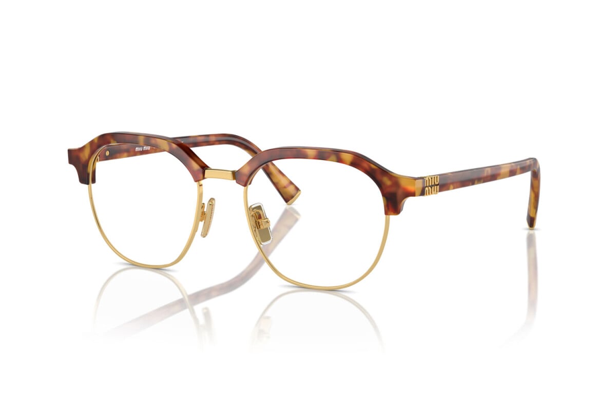 MIU MIU - 4BW1O1 LIGHT HAVANA | OCCHIALE DA VISTA DONNA - MU 10XV CALIBRO 50