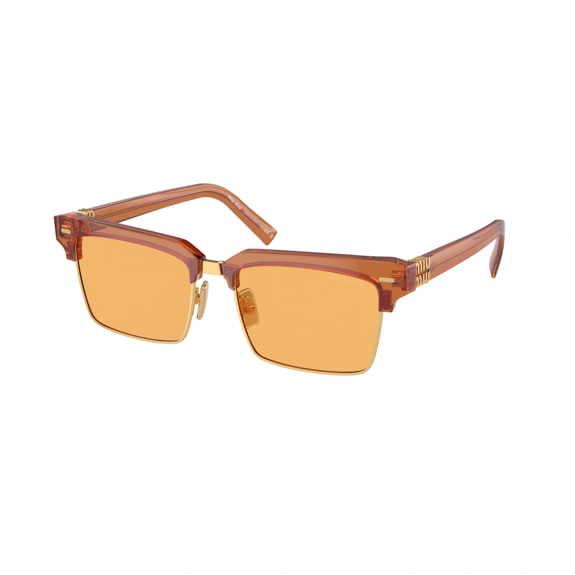 MIU MIU MU 10ZS - CARAMEL TRASPARENT | OCCHIALE DA SOLE DONNA - 15T0B7 CALIBRO 54