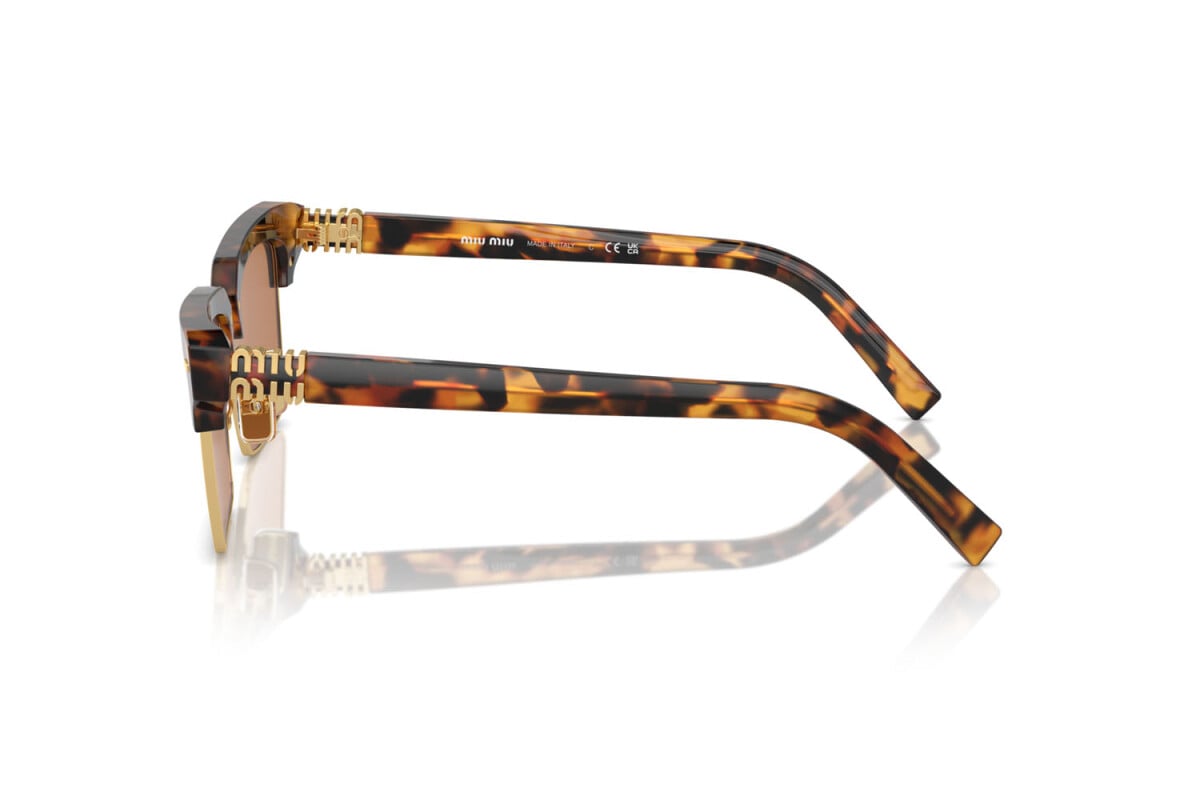 MIU MIU - 19P2Z1 LIGHT HAVANA | OCCHIALE DA SOLE DONNA - MU 10ZS CALIBRO 54