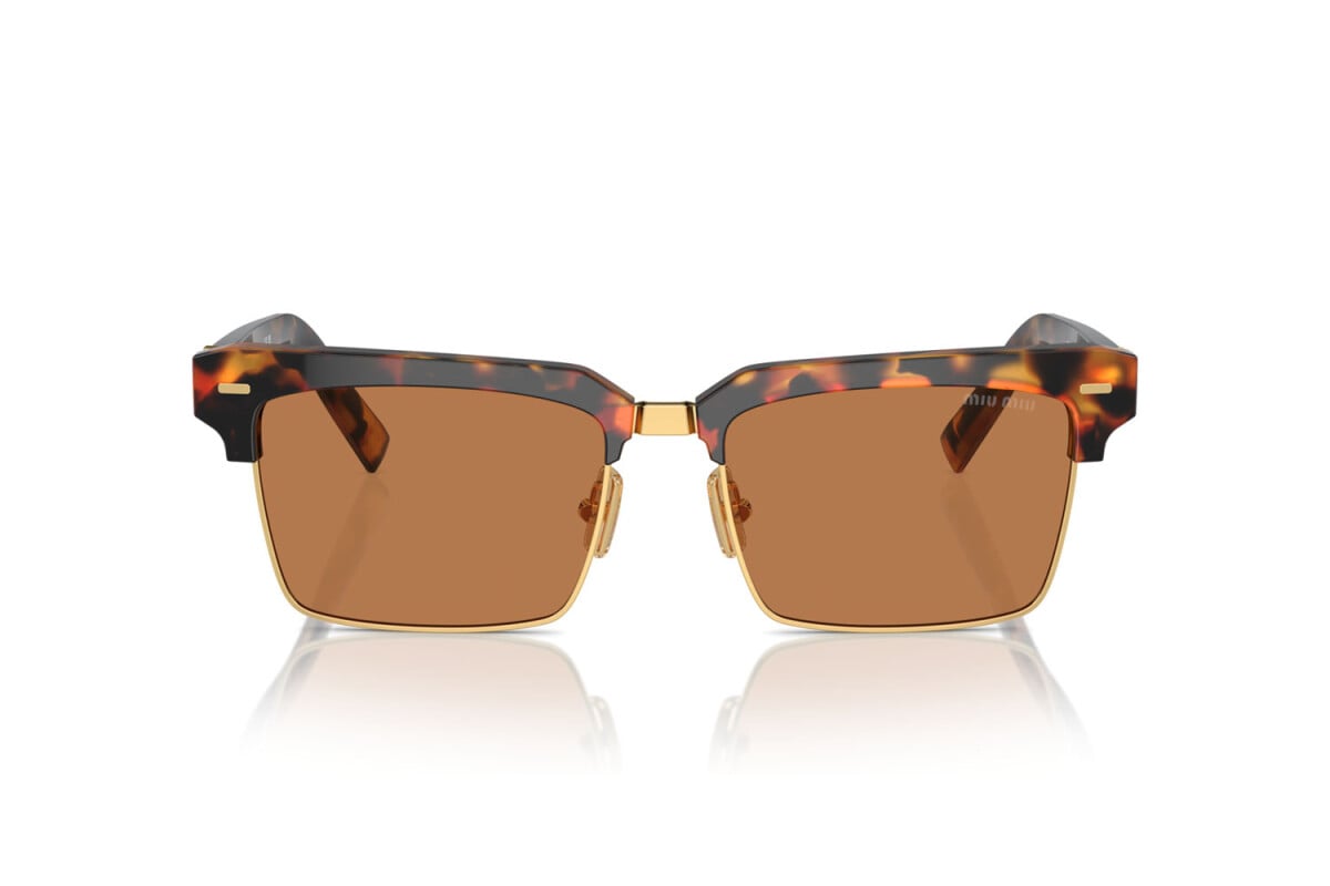 MIU MIU - 19P2Z1 LIGHT HAVANA | OCCHIALE DA SOLE DONNA - MU 10ZS CALIBRO 54