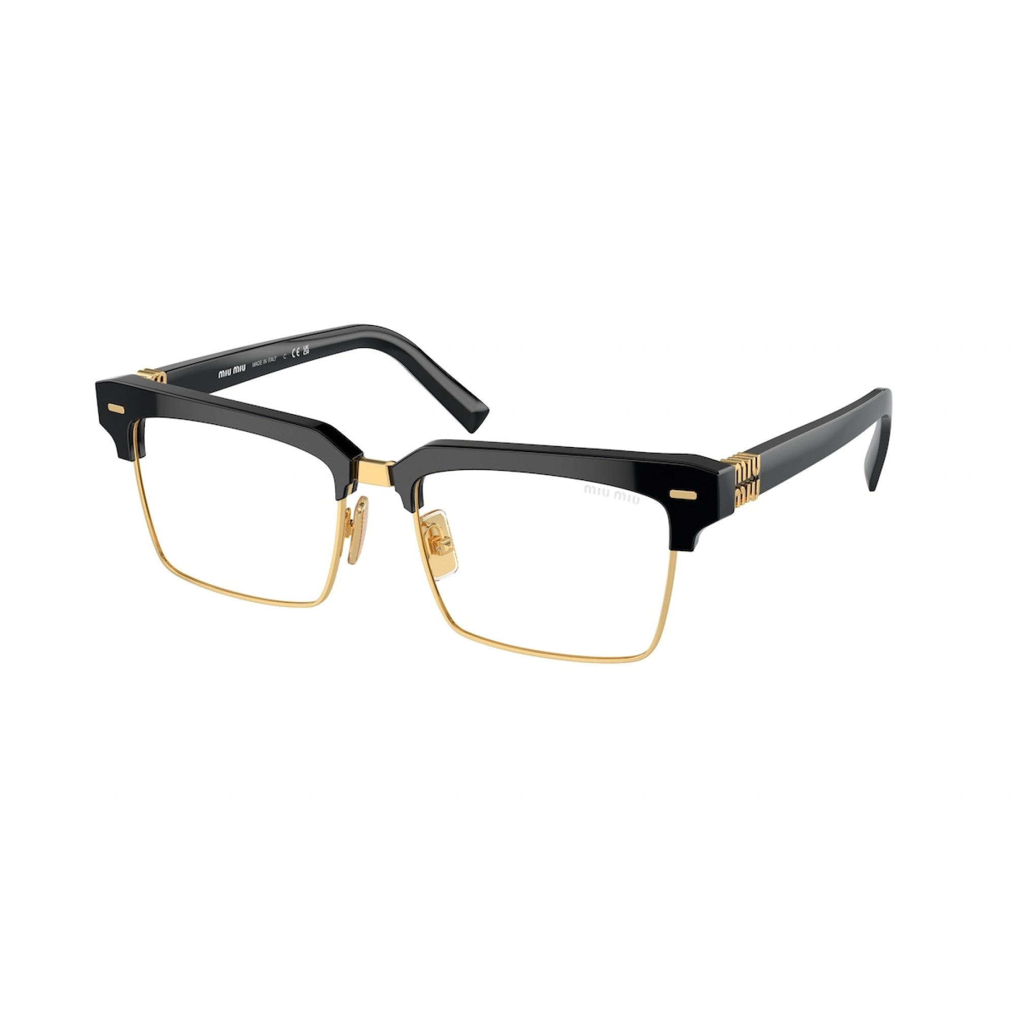 MIU MIU MU 10ZS - BLACK | OCCHIALE DA SOLE DONNA - 1AB08N CALIBRO 54