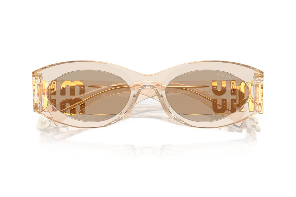 MIU MIU -11T40F SAND TRANSPARENT | OCCHIALE DA SOLE DONNA - MU 11WS CALIBRO 54