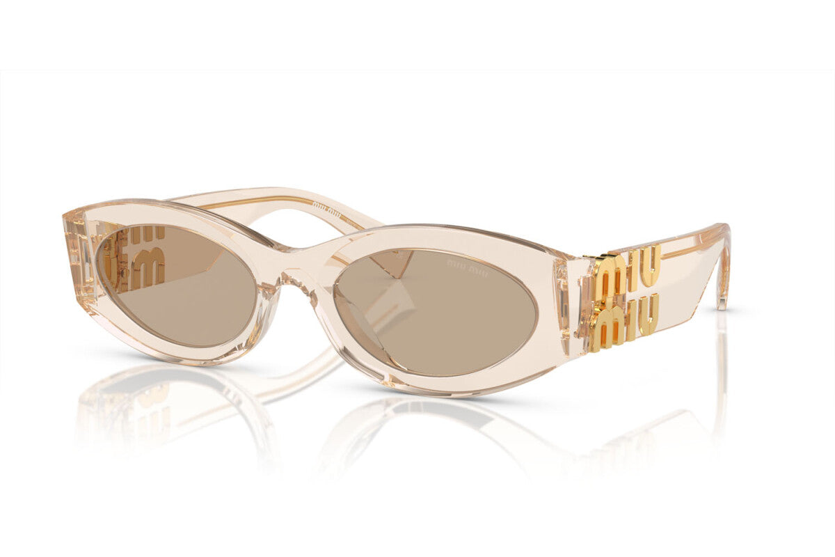 MIU MIU -11T40F SAND TRANSPARENT | OCCHIALE DA SOLE DONNA - MU 11WS CALIBRO 54