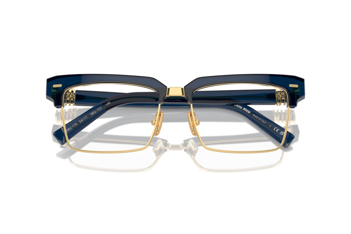 MIU MIU - 08Q1O1 BLUE CRYSTAL | OCCHIALE DA VISTA DONNA - MU 11XV CALIBRO 54