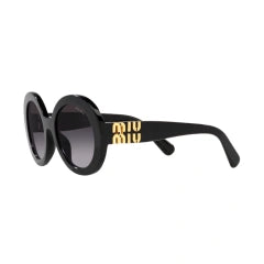 MIU MIU MU 11YS - 1AB5D1 NERO | OCCHIALE DA SOLE DONNA CALIBRO 55