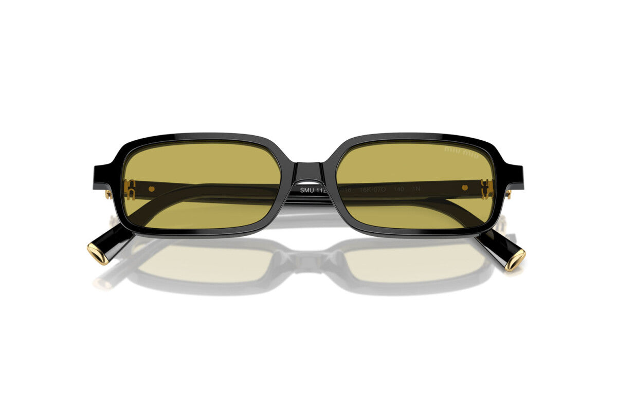 MIU MIU - 16K07O BLACK | OCCHIALE DA SOLE DONNA - MU 11ZS CALIBRO 51