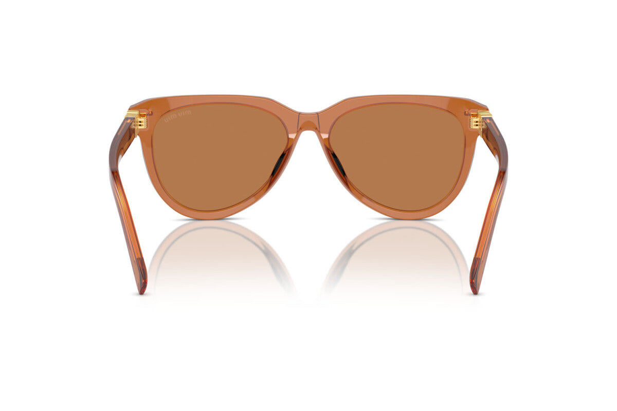 MIU MIU - 15T2Z1 CARAMEL | OCCHIALE DA SOLE DONNA - MU 12ZS CALIBRO 56