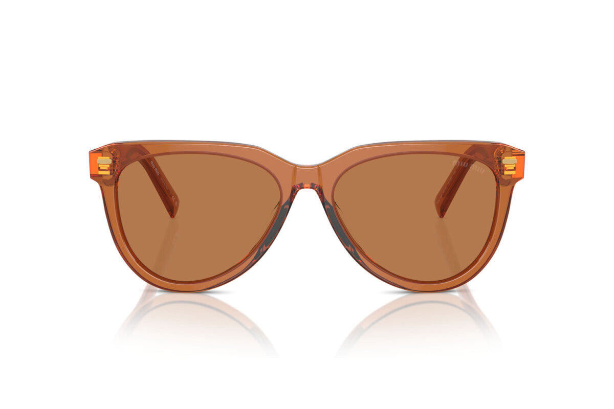 MIU MIU - 15T2Z1 CARAMEL | OCCHIALE DA SOLE DONNA - MU 12ZS CALIBRO 56