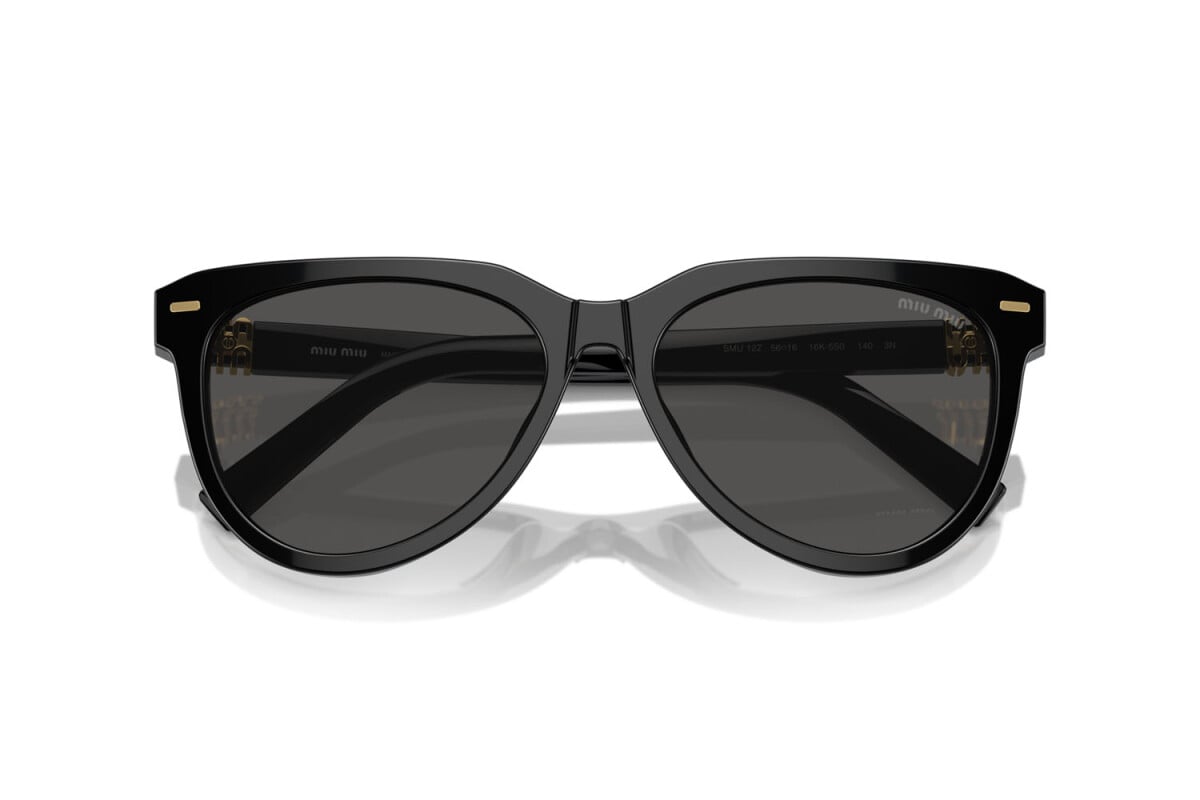 MIU MIU - 16K5S0 BLACK | OCCHIALE DA SOLE DONNA - MU 12ZS CALIBRO 56