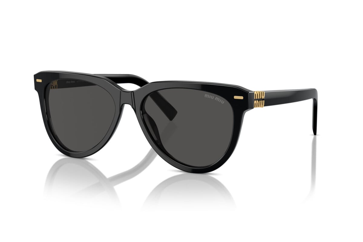 MIU MIU - 16K5S0 BLACK | OCCHIALE DA SOLE DONNA - MU 12ZS CALIBRO 56