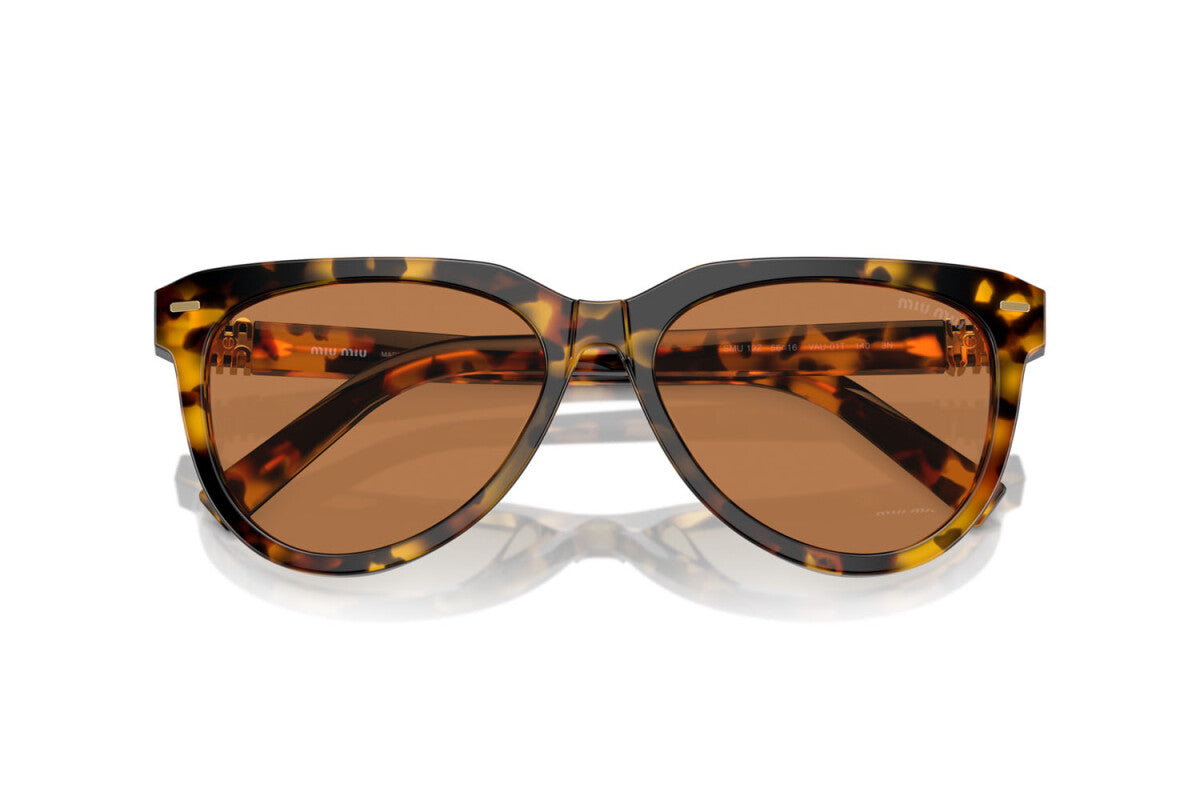 MIU MIU - VAU01T HAVANA HONEY | OCCHIALE DA SOLE DONNA - MU 12ZS CALIBRO 56