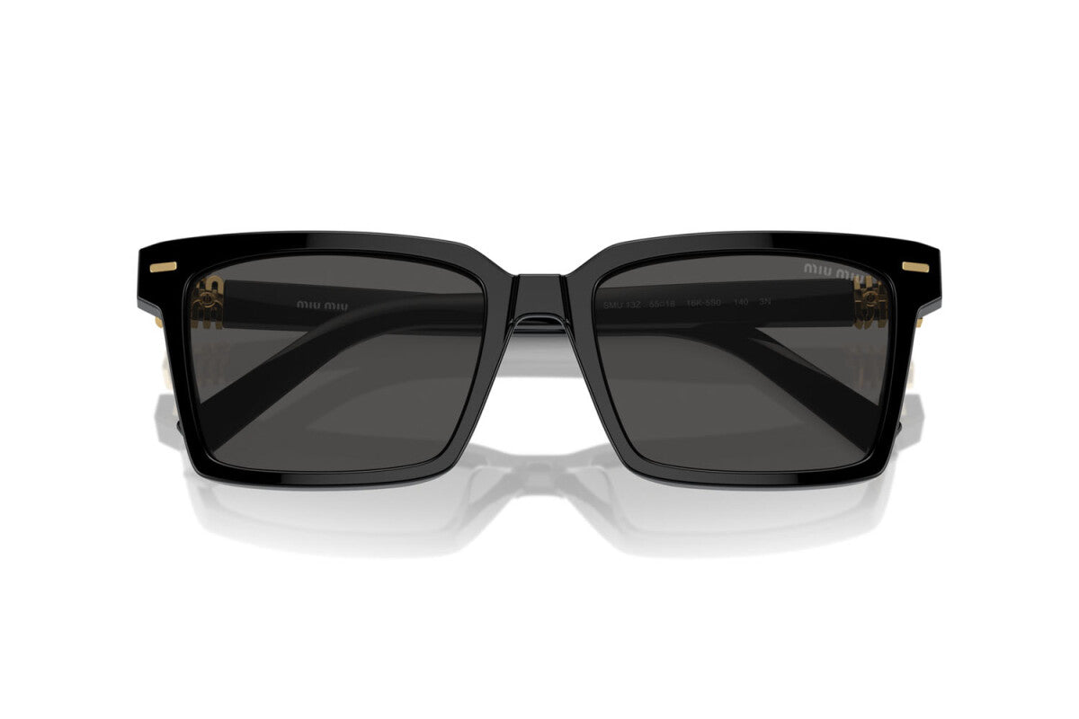 MIU MIU - 16K5S0 BLACK | OCCHIALE DA SOLE DONNA - MU 13ZS CALIBRO 55