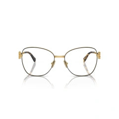 MIU MIU MU 50XV - KUI1O1 ORO NERO | OCCHIALE DA VISTA DONNA CALIBRO 54