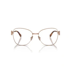 MIU MIU MU 50XV - ZVF1O1 ORO ROSA | OCCHIALE DA VISTA DONNA CALIBRO 56