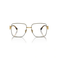 MIU MIU MU 51XV - KUI1O1 ORO NERO | OCCHIALE DA VISTA DONNA CALIBRO 54