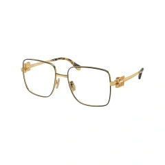 MIU MIU MU 51XV - KUI1O1 ORO NERO | OCCHIALE DA VISTA DONNA CALIBRO 54