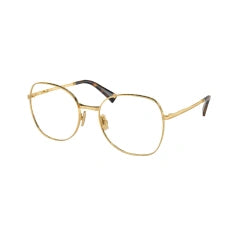MIU MIU MU 52VV - 5AK1O1 ORO | OCCHIALE DA VISTA DONNA CALIBRO 56