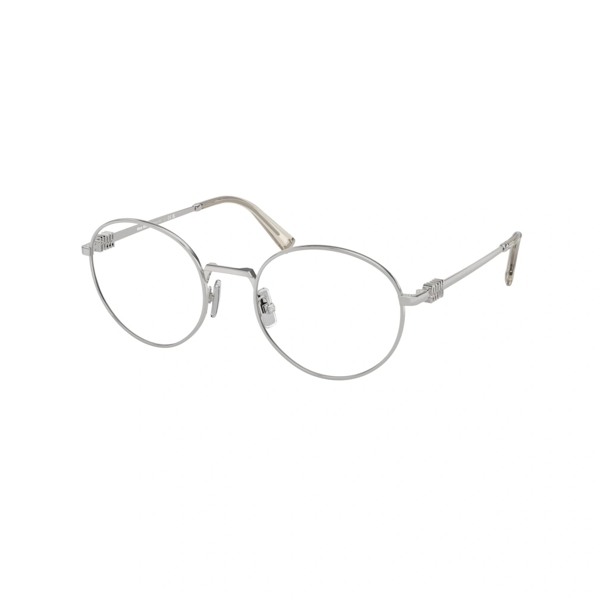 MIU MIU MU 52XV - SILVER | OCCHIALE DA VISTA DONNA - 1BC1O1 CALIBRO 50