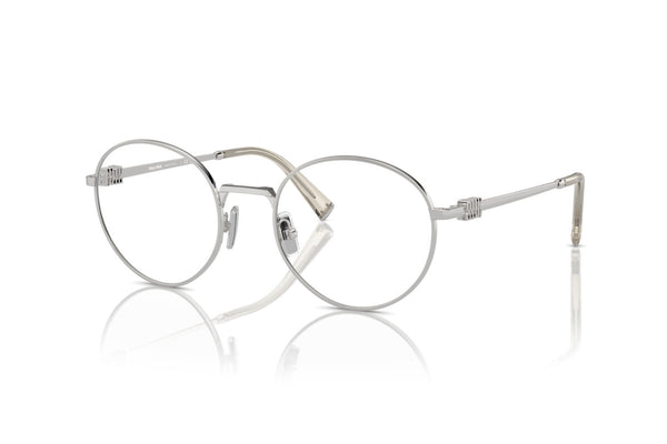 MIU MIU - 1BC1O1 SILVER | OCCHIALE DA VISTA DONNA - MU 52XV CALIBRO 52