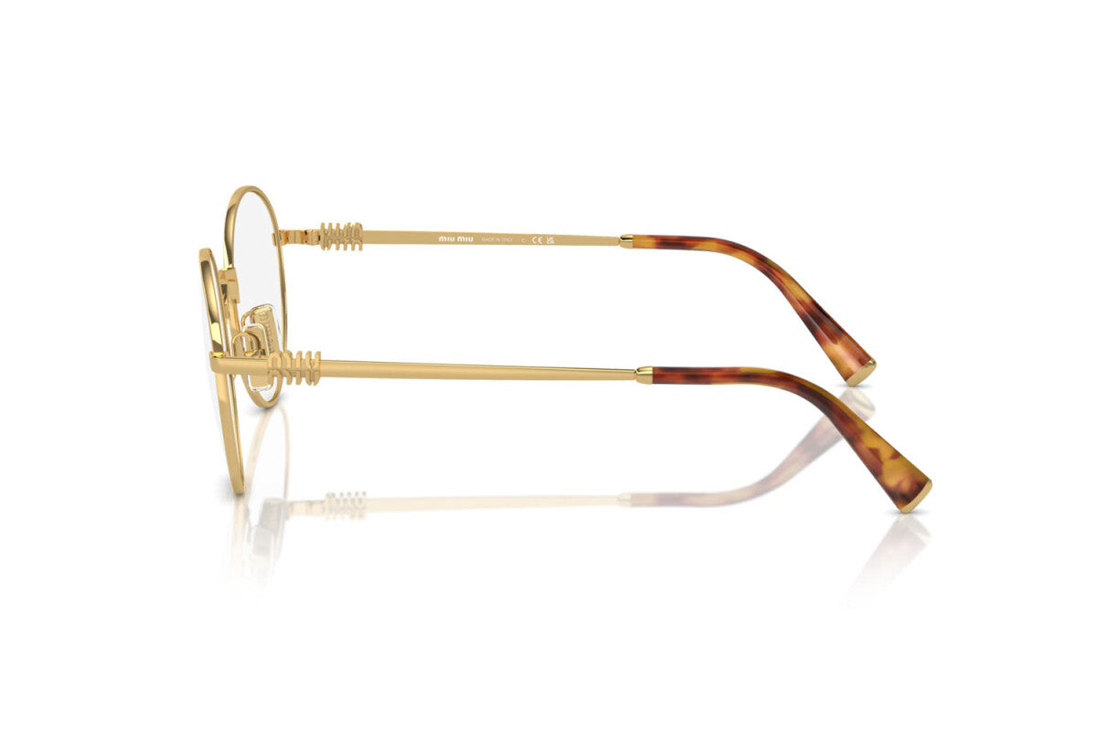 MIU MIU - 5AK1O1 GOLD | OCCHIALE DA VISTA DONNA - MU 52XV CALIBRO 50
