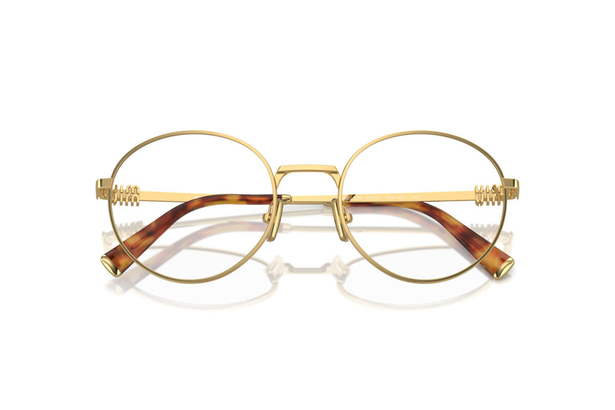 MIU MIU - 5AK1O1 GOLD | OCCHIALE DA VISTA DONNA - MU 52XV CALIBRO 50
