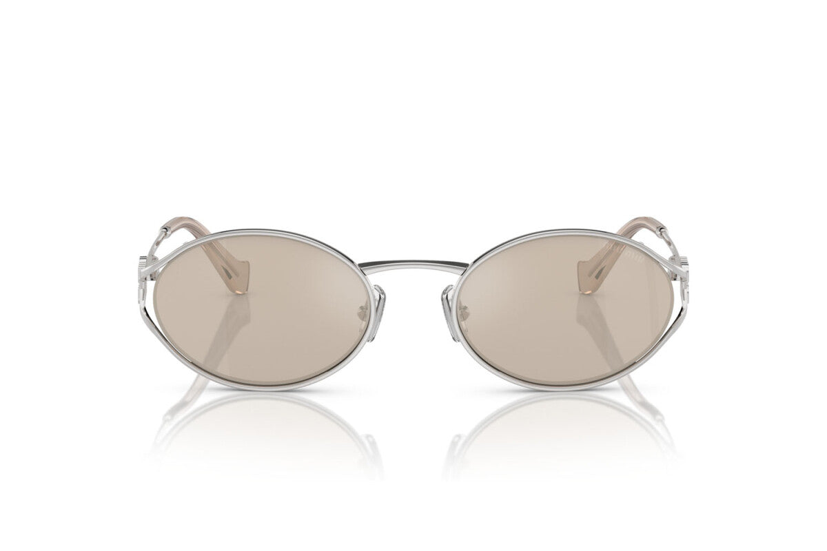 MIU MIU - 1BC10F SILVER | OCCHIALE DA SOLE DONNA - MU 52YS CALIBRO 54