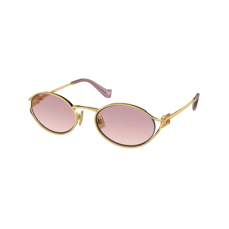 MIU MIU MU 52YS - 5AK06S GOLD | WOMEN'S SUNGLASSES 