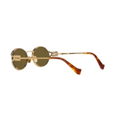 MIU MIU MU 52YS - 7OE01T GOLDEN BRASS | WOMEN'S SUNGLASSES, CALIBER 54 