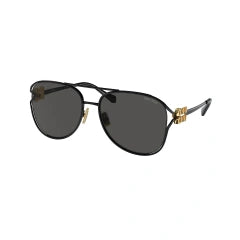 MIU MIU MU 52ZS - 1AB5S0 BLACK | WOMEN'S SUNGLASSES, CALIBER 58 