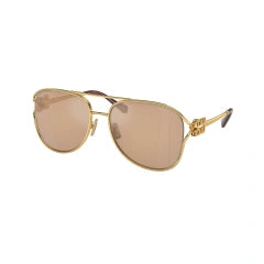MIU MIU MU 52ZS - 5AK40D GOLD | WOMEN'S SUNGLASSES, CALIBER 58 